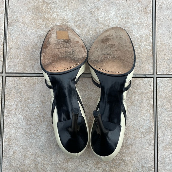 Narcisco Rodriguez White & Black Heels - Picture 9 of 13